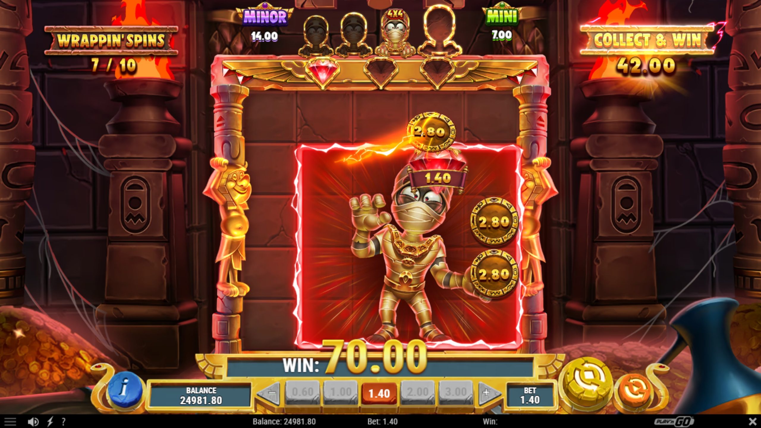 wrappin gold bonus