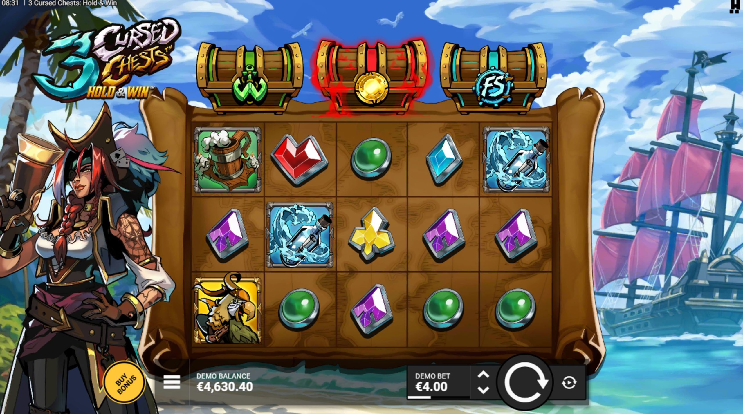 3 cursed chests slot