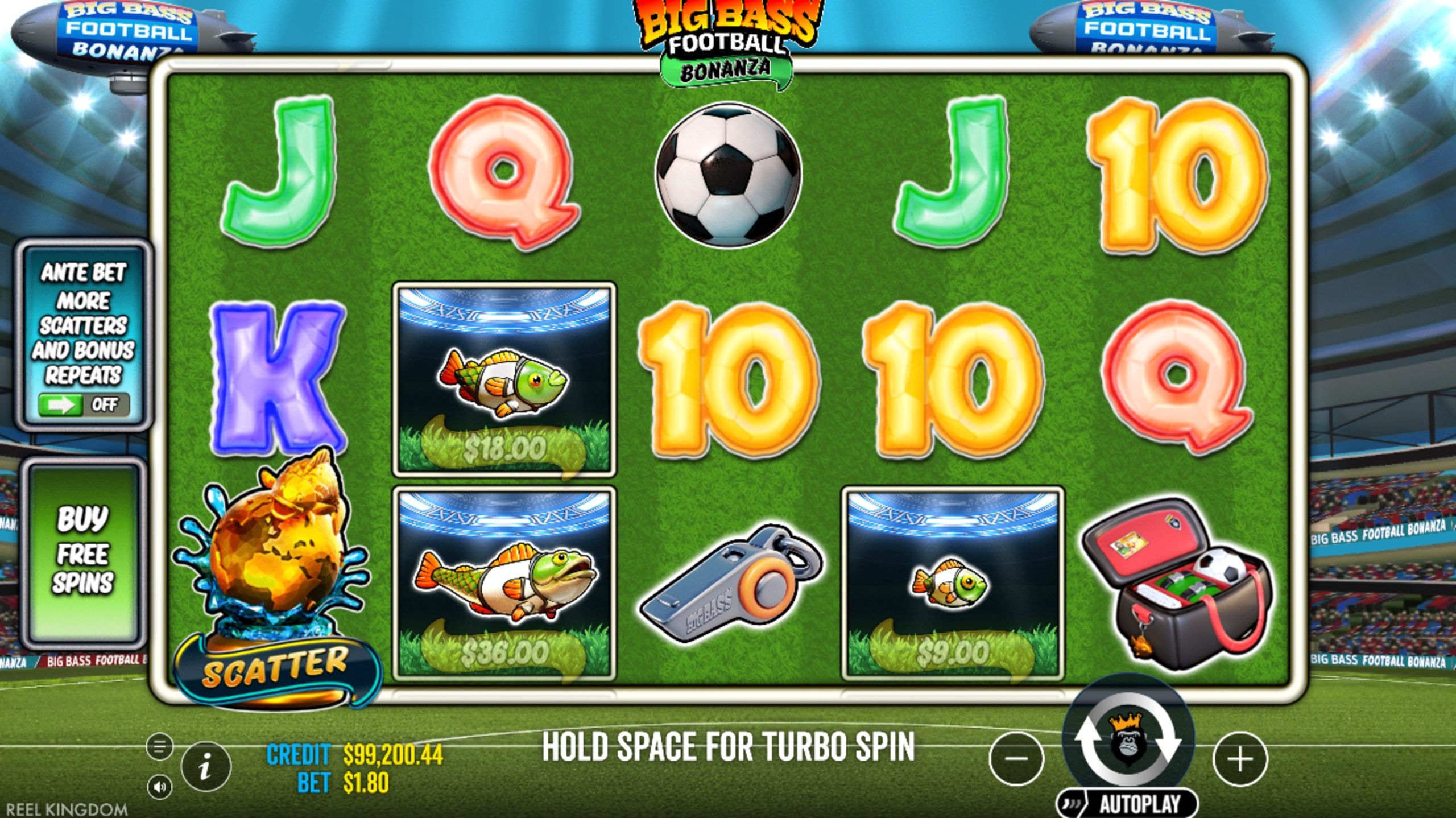 big bass football bonanza slot