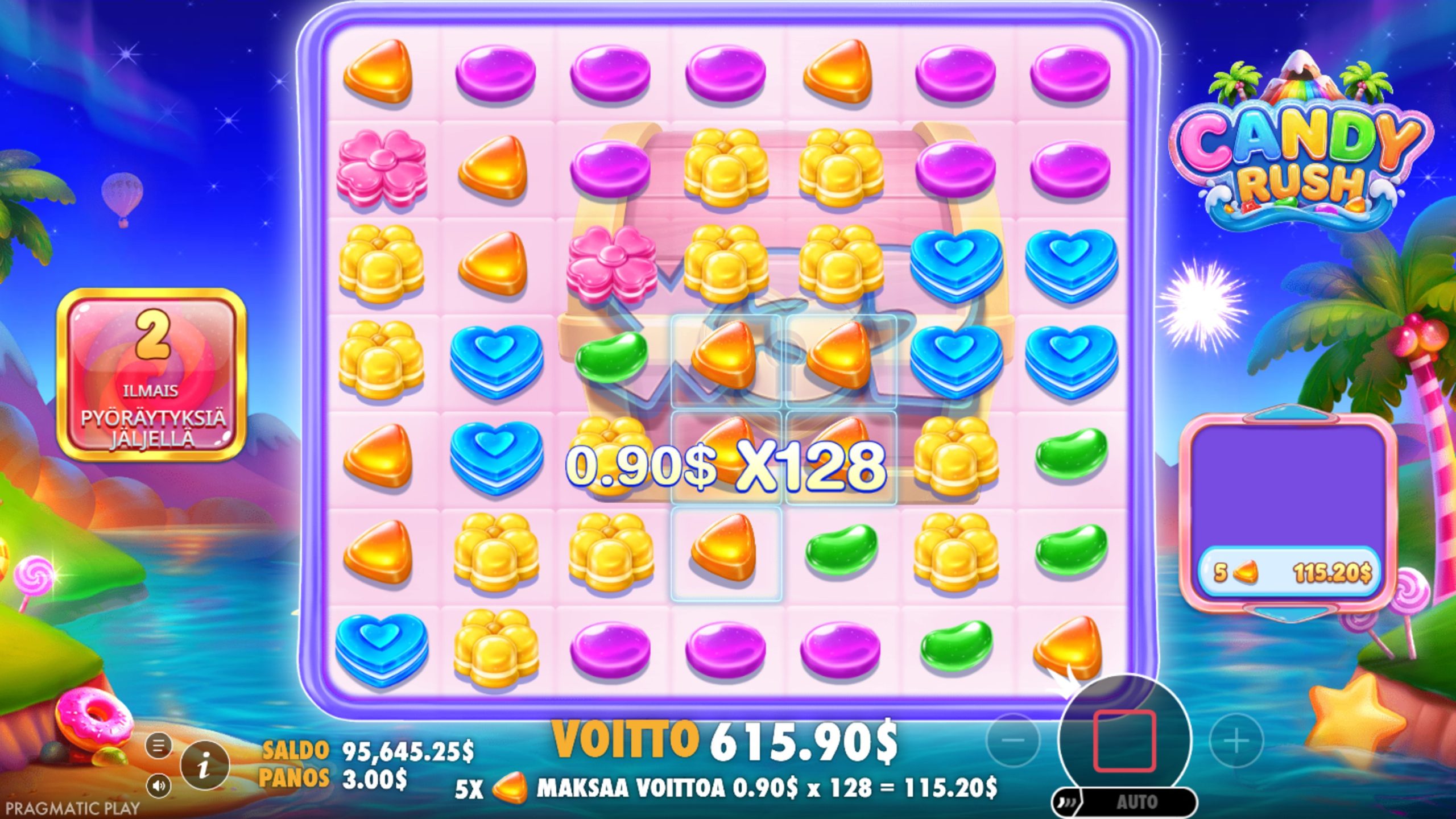 candy rush bonus