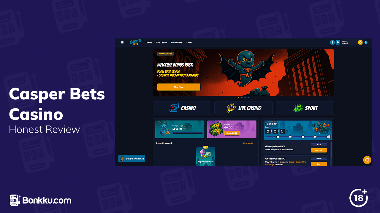 casper bets casino review