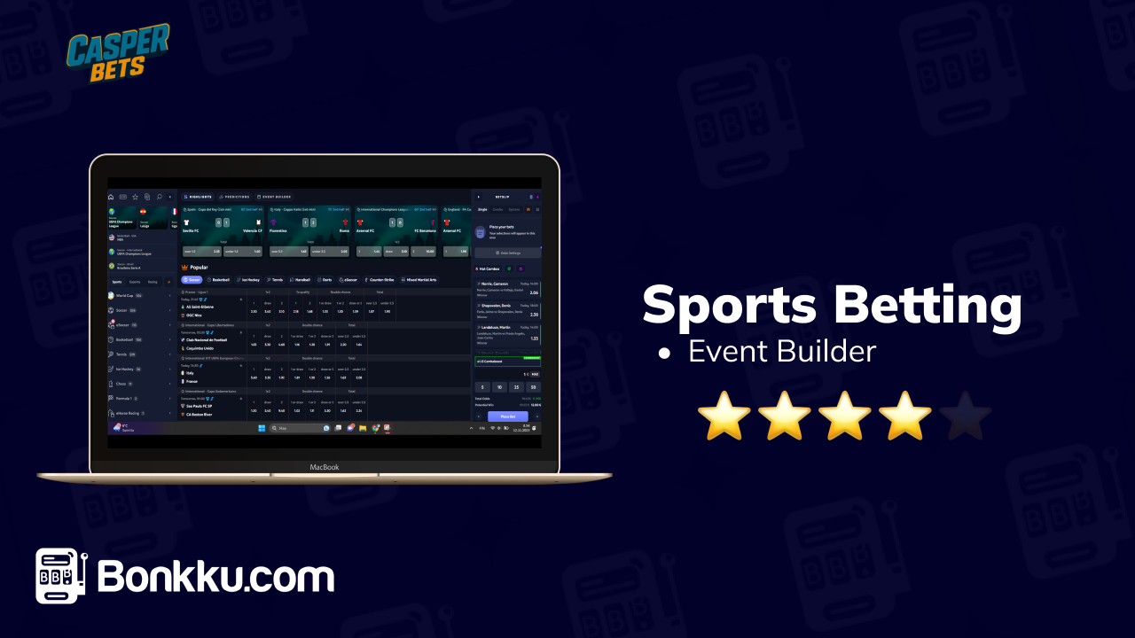 casper bets casino sports betting