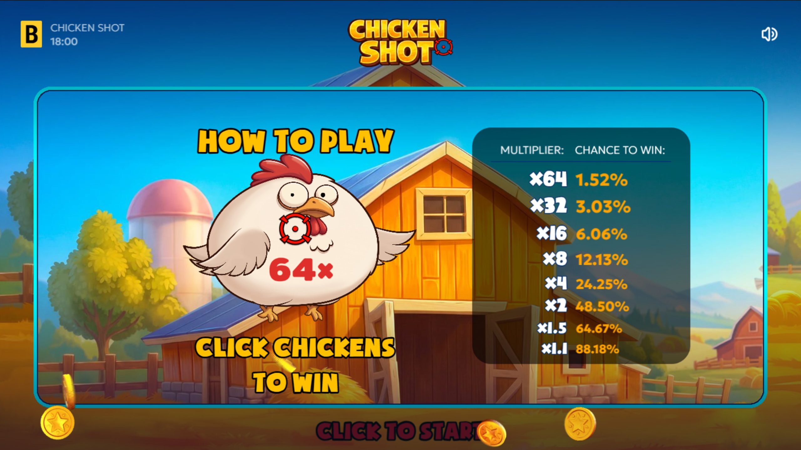chicken shot bonus