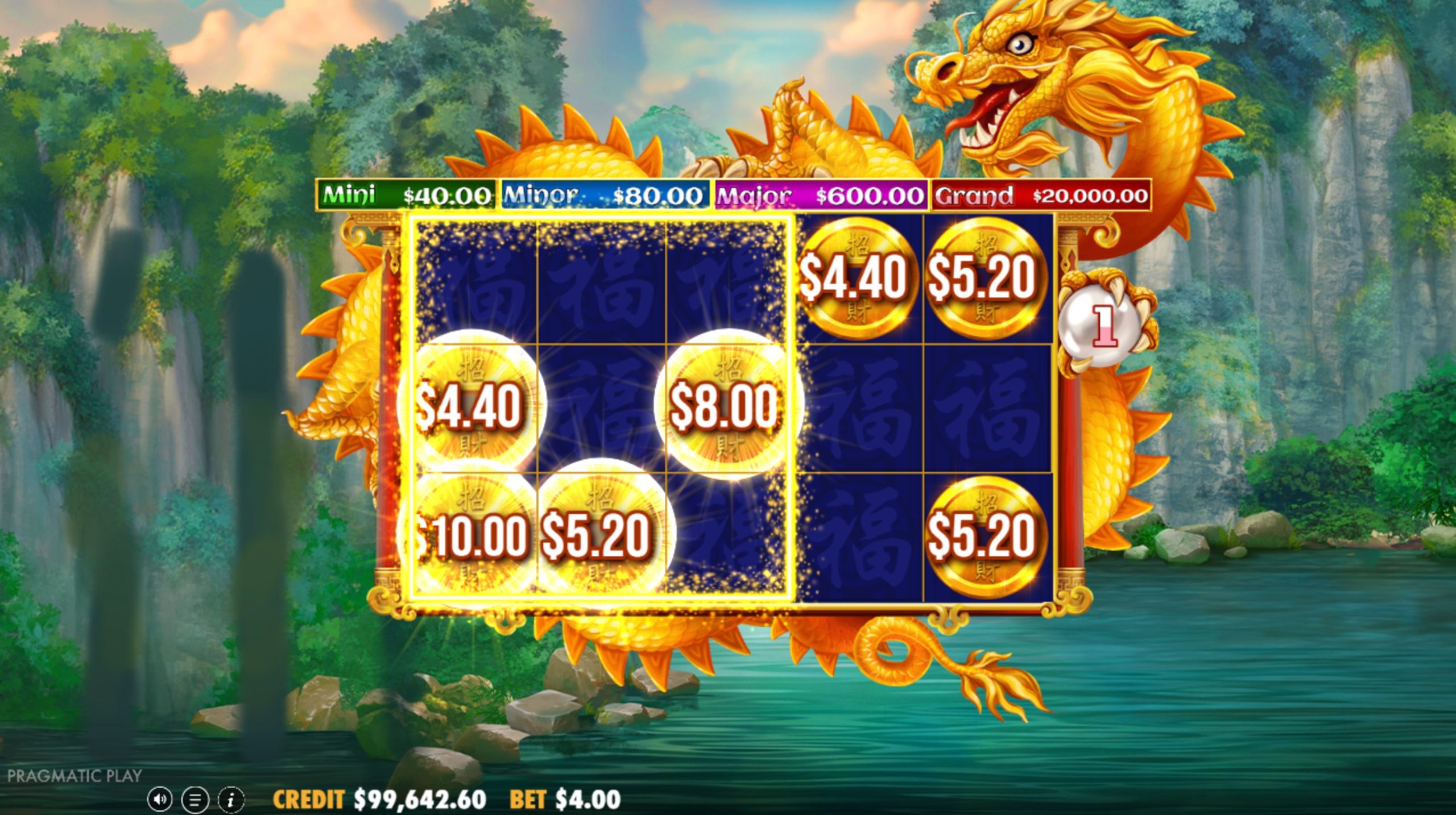 dragons gate bonus choice bonus