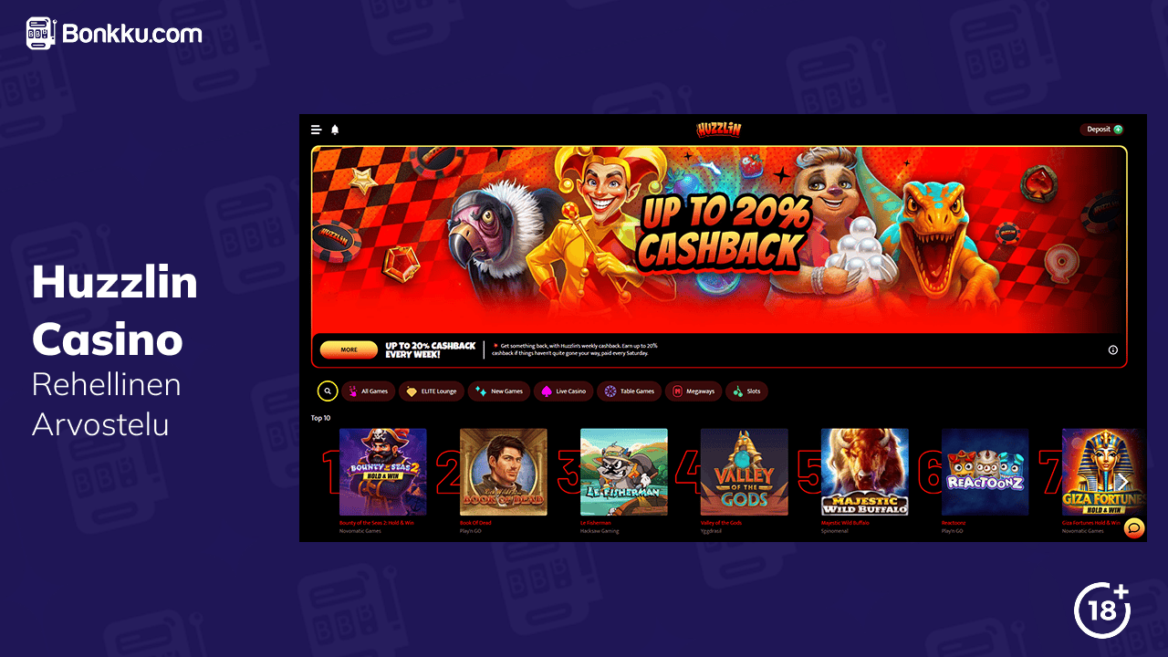 huzzlin casino arvostelu