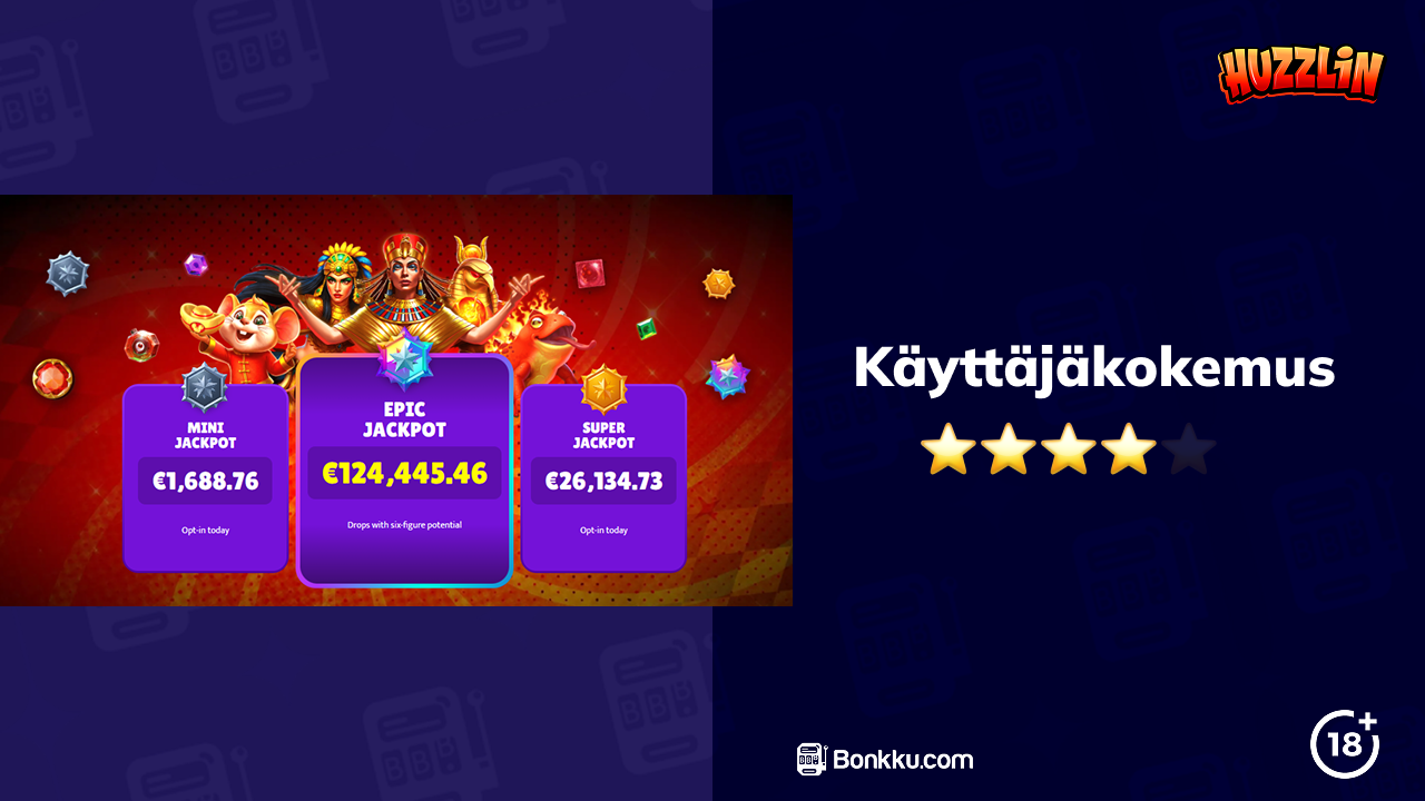 huzzlin casino käyttäjäkokemus