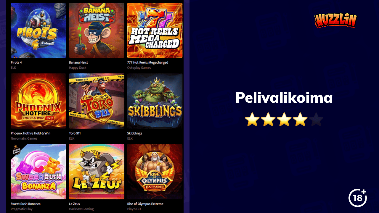 huzzlin casino pelit