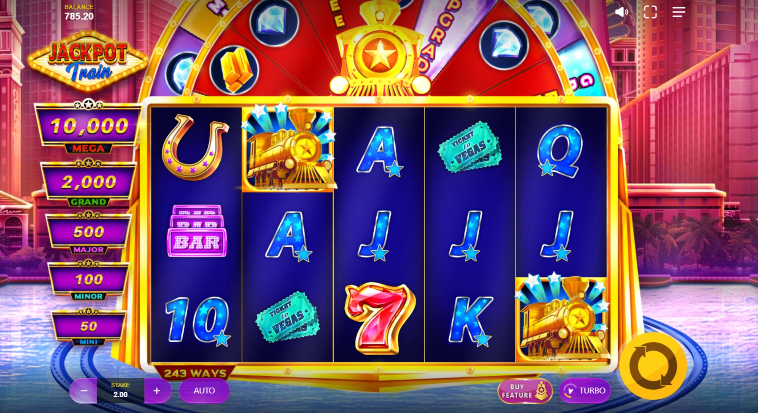 jackpot train slot