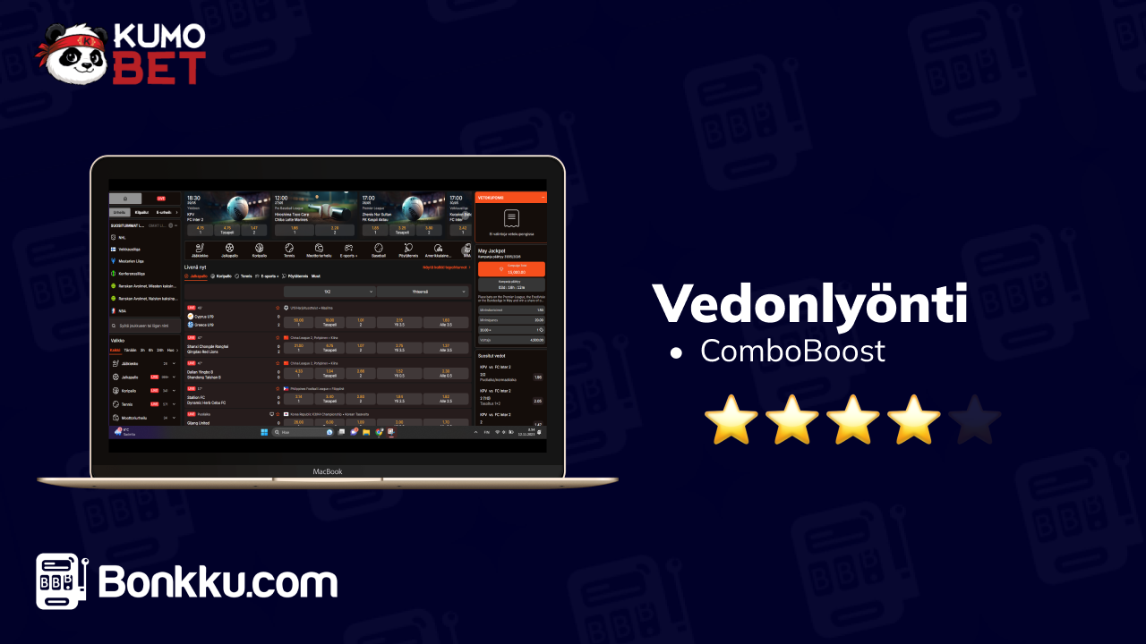 kumobet casino vedonlyönti