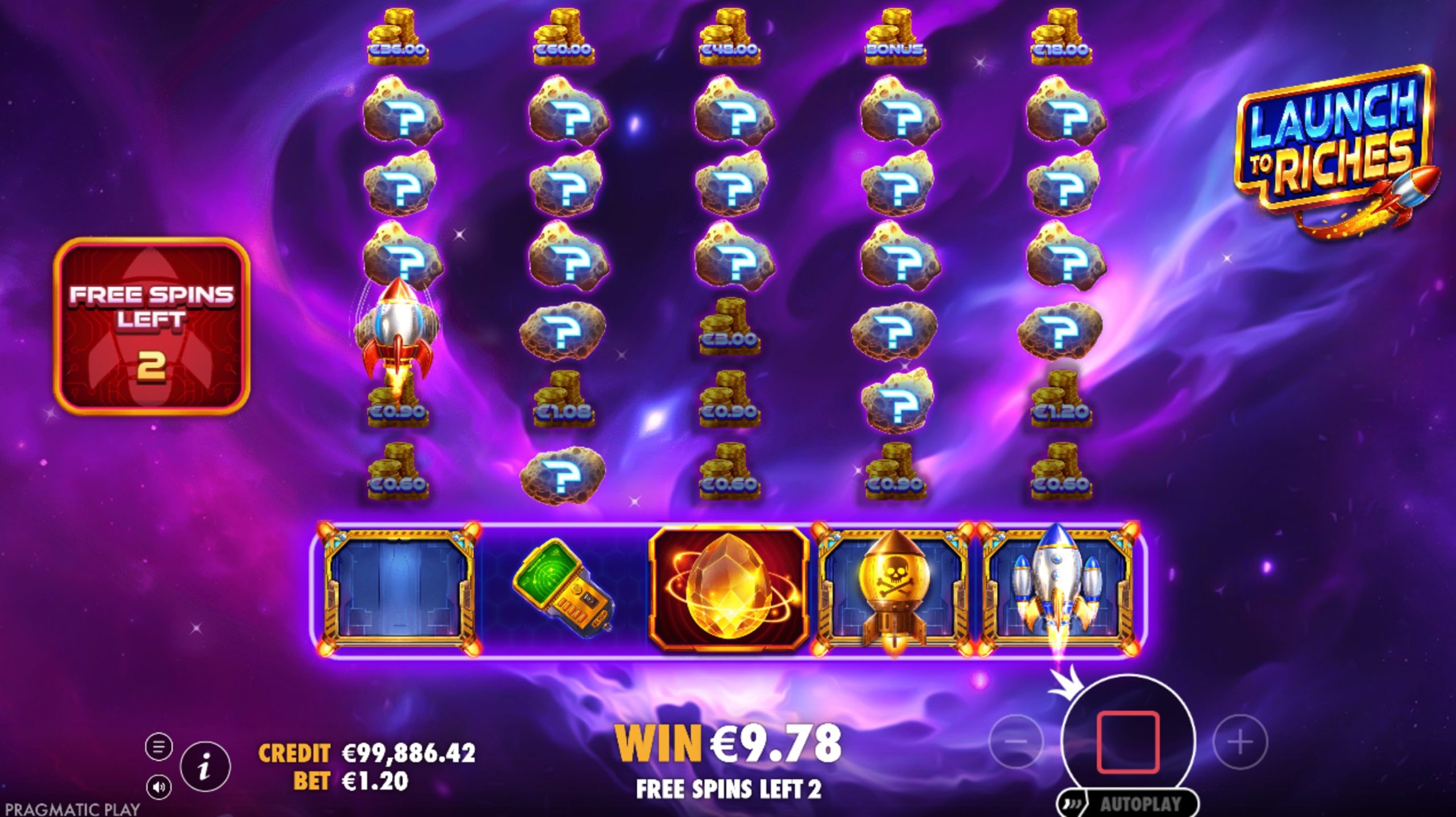 launch to riches bonus