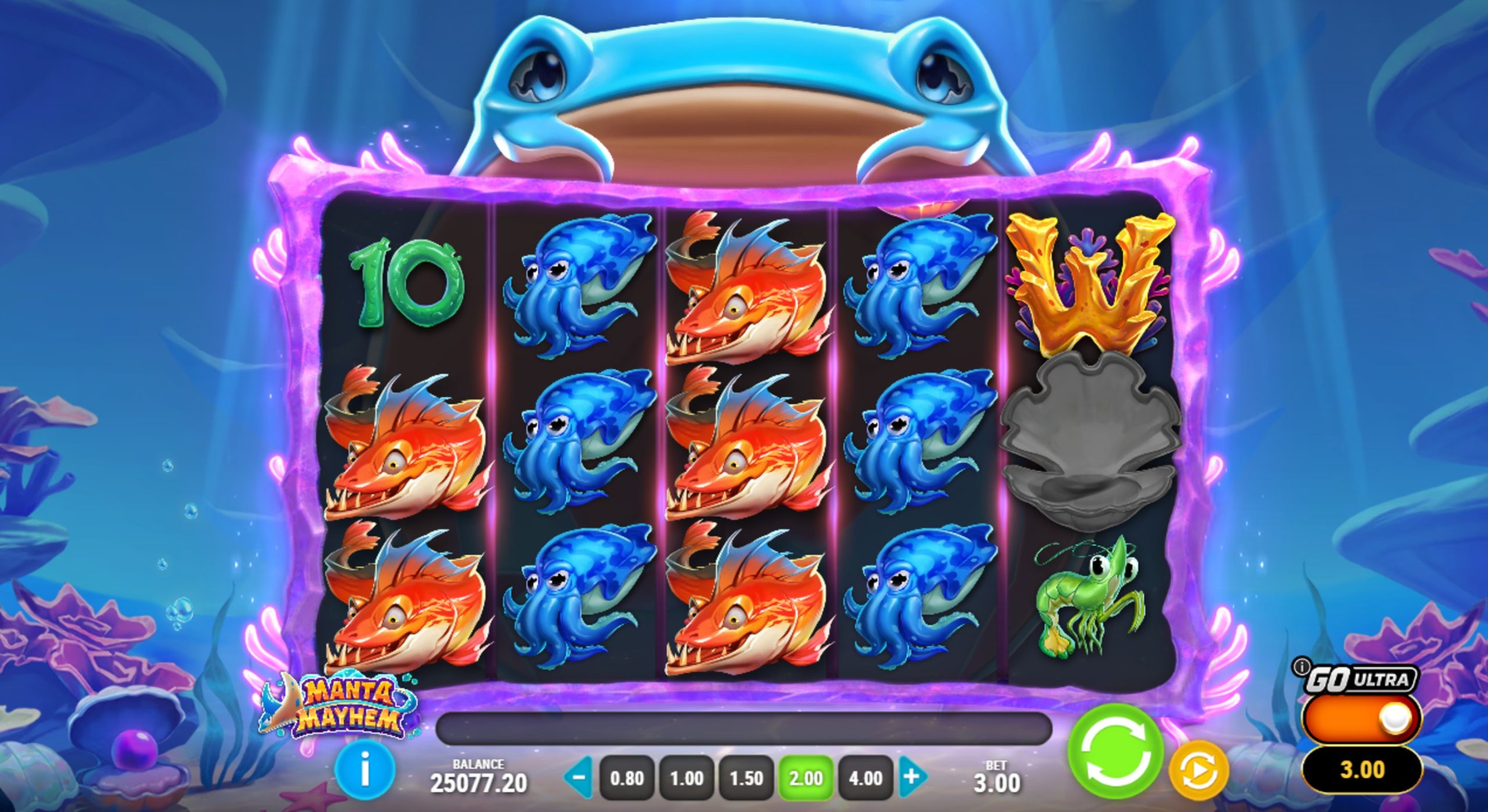 manta mayhem slot