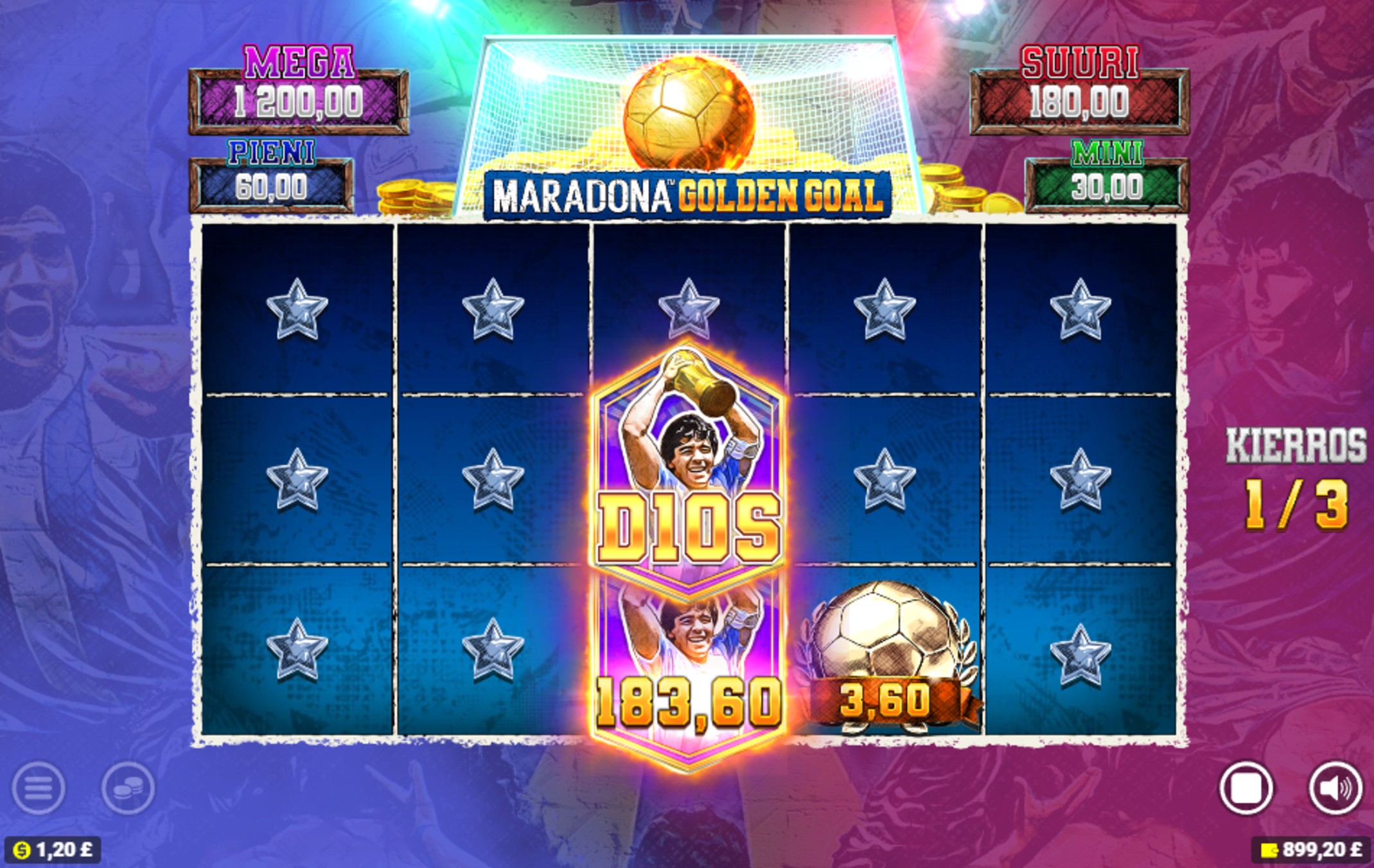 maradona golden goal bonus