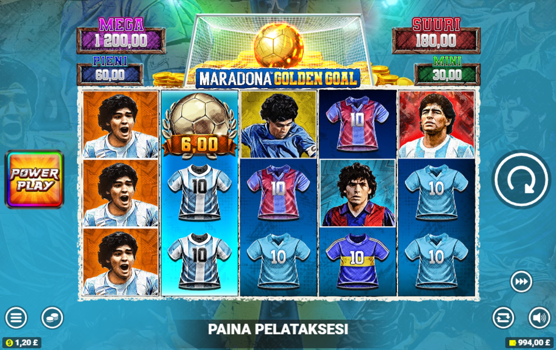 maradona golden goal slot