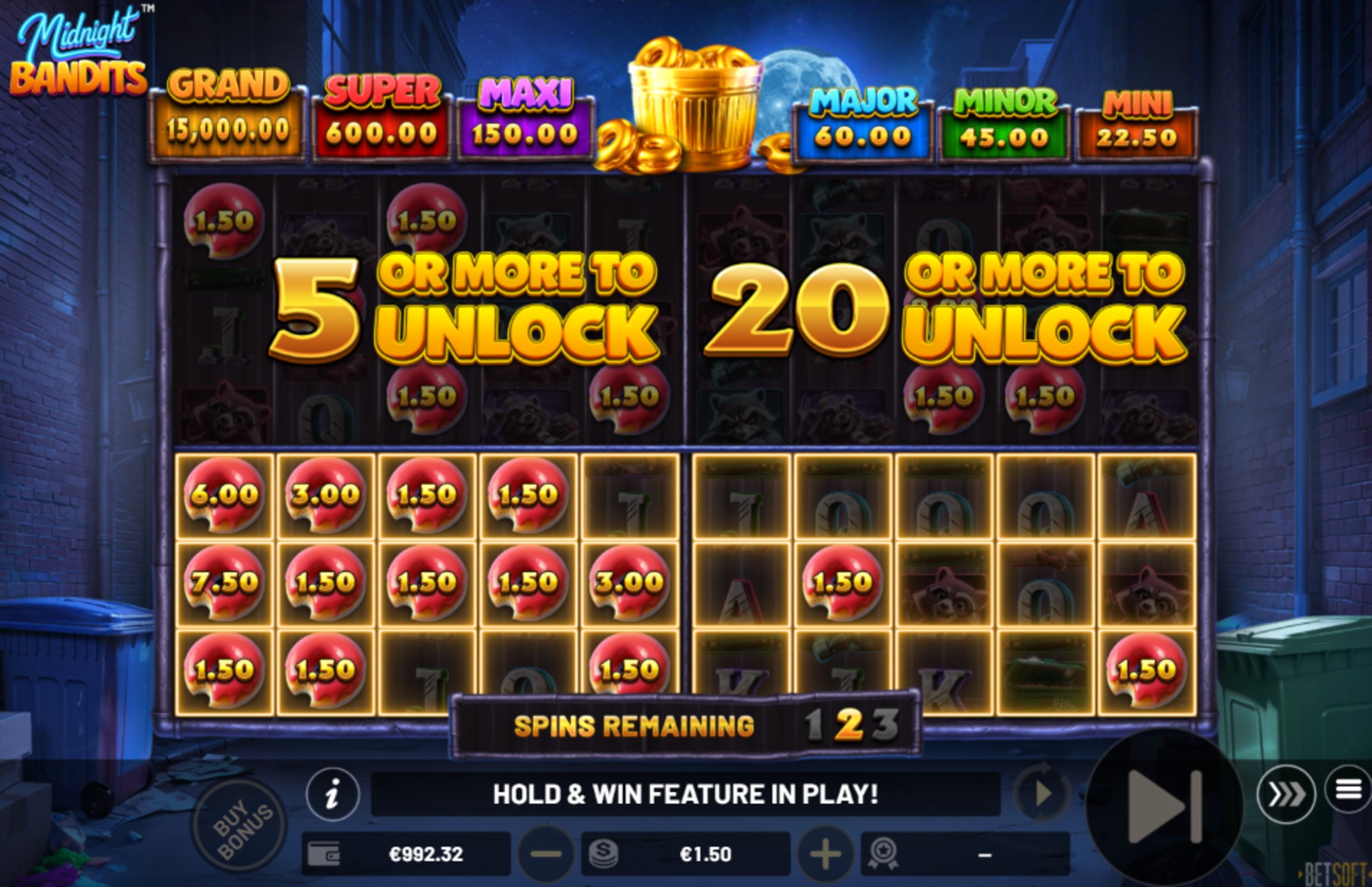 midnight bandits bonus