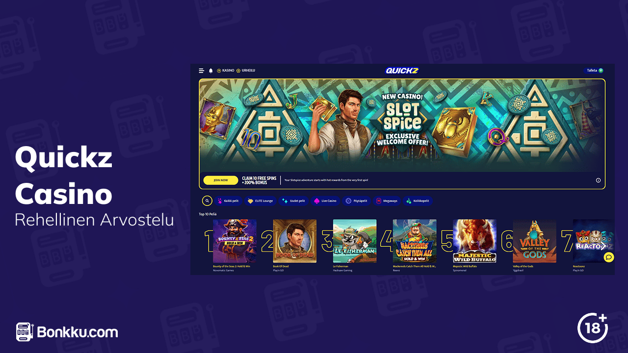 quickz casino arvostelu