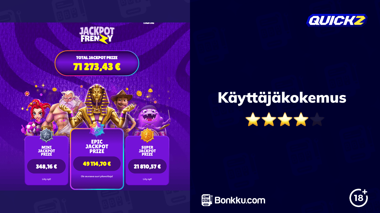 quickz casino käyttäjäkokemus