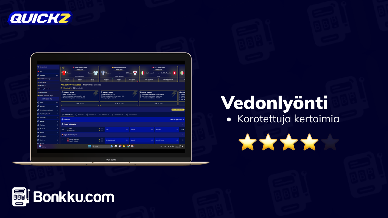 quickz vedonlyönti
