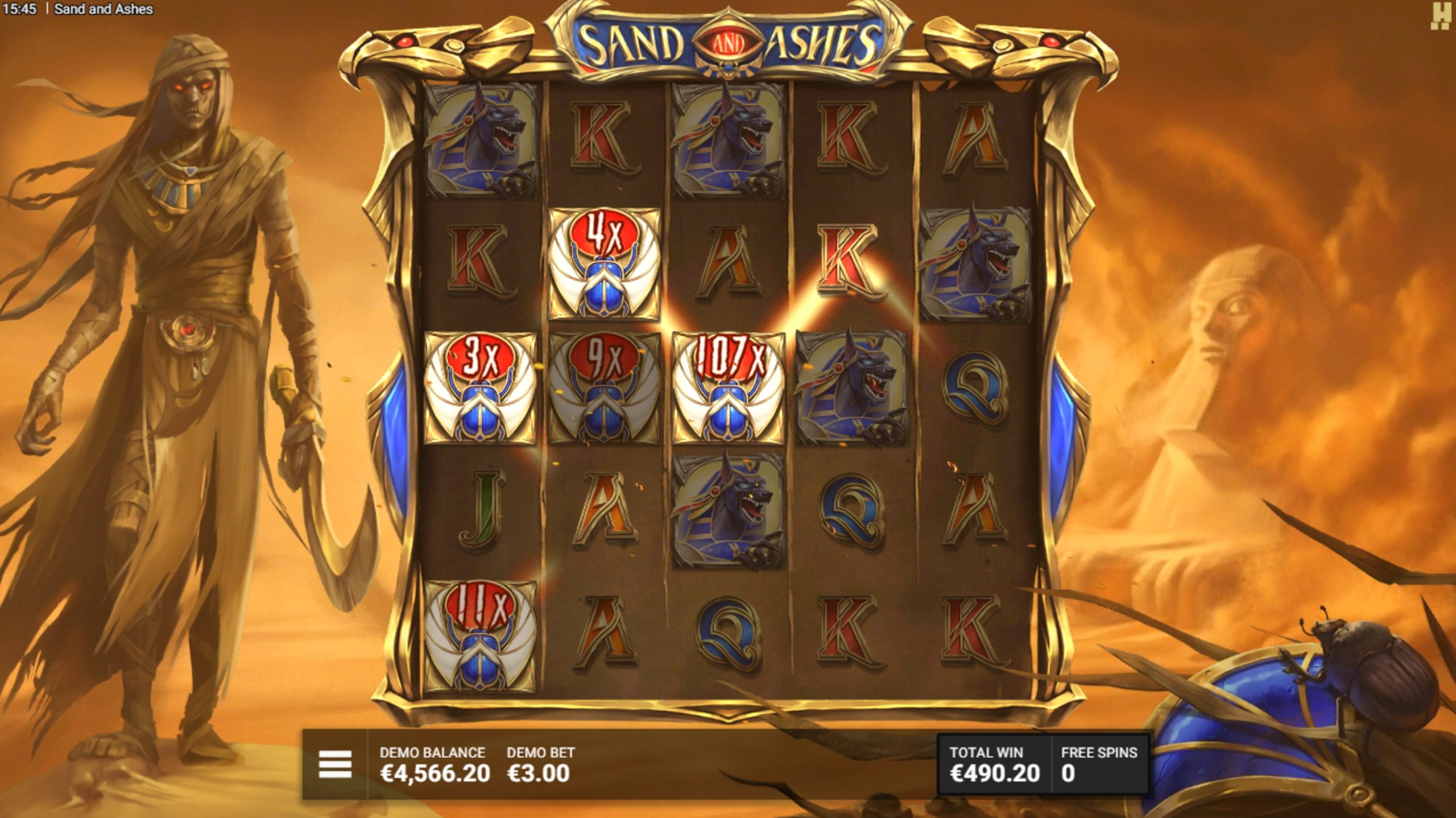 sand and ashes bonus