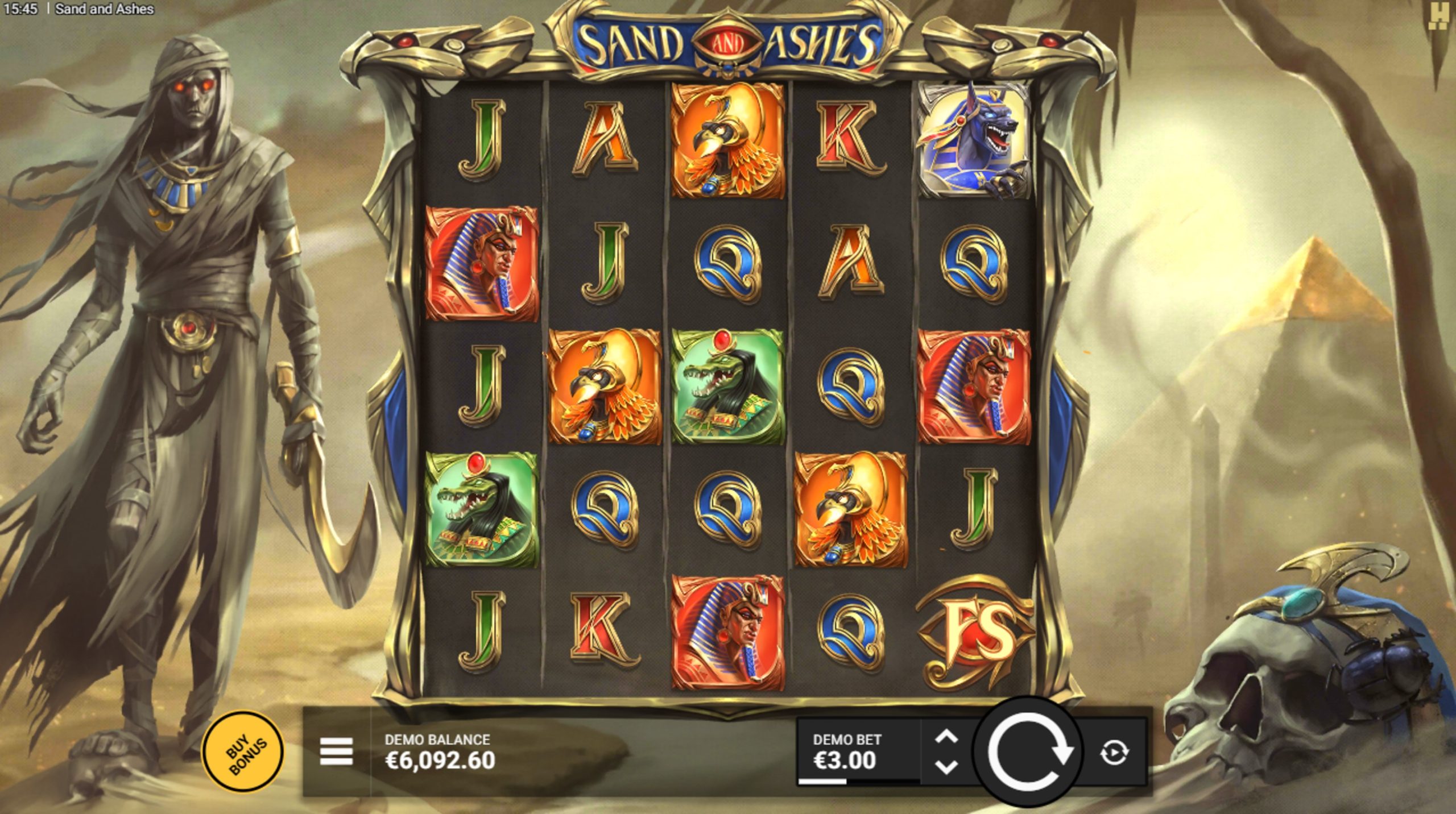 sand and ashes slot