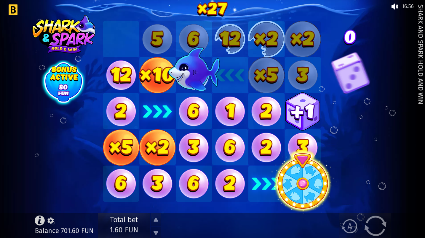 shark and spark bonus