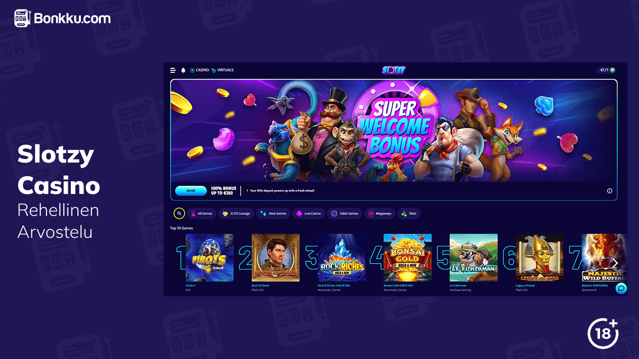 slotzy casino arvostelu