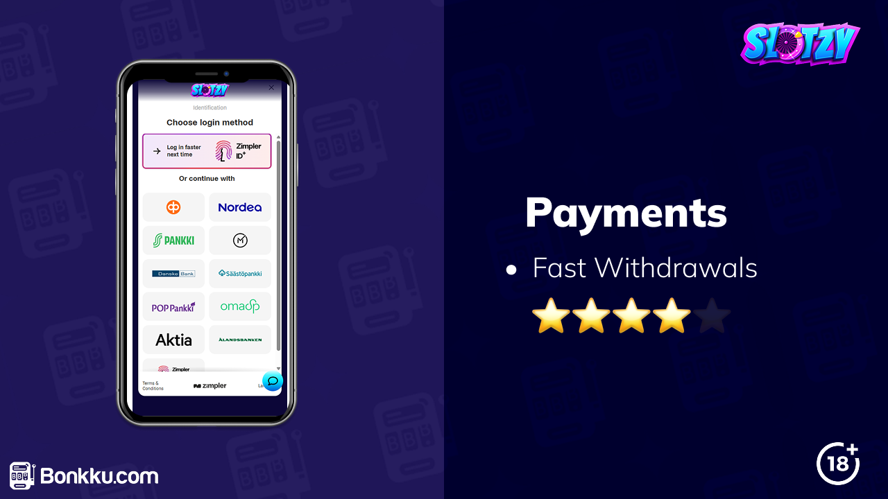 slotzy casino payments