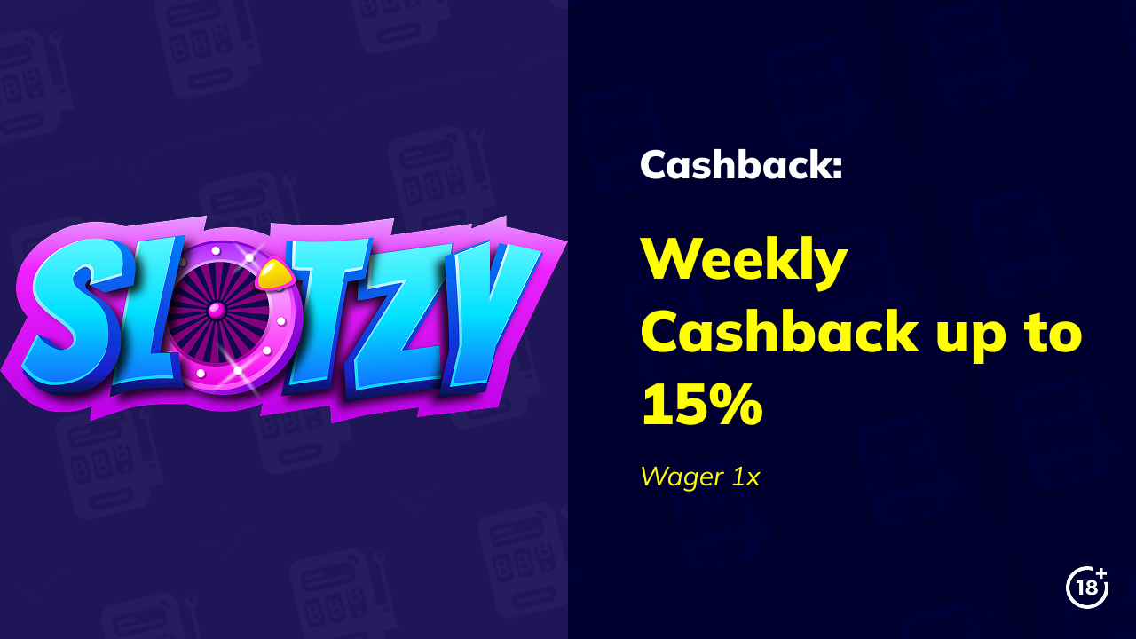 slotzy casino weekly cashback