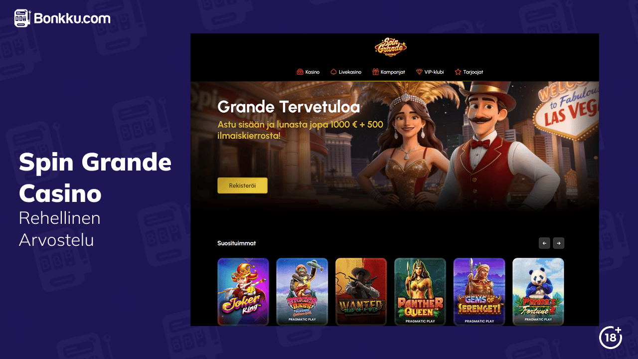 spin grande casino arvostelu