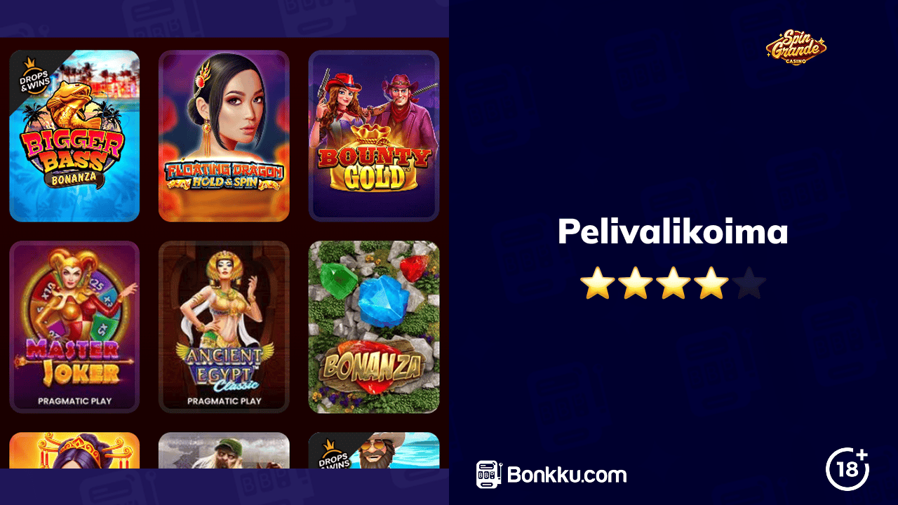 spin grande casino pelit
