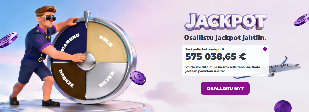 spinnair casino jackpot