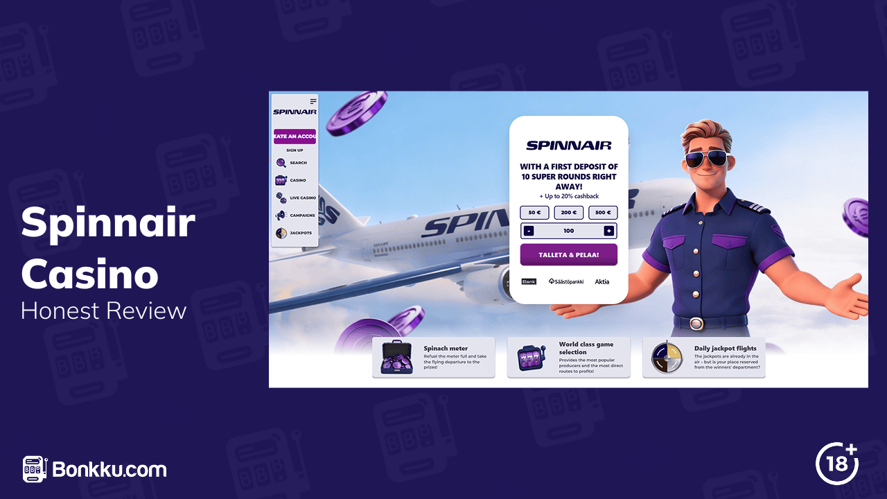 spinnair casino review
