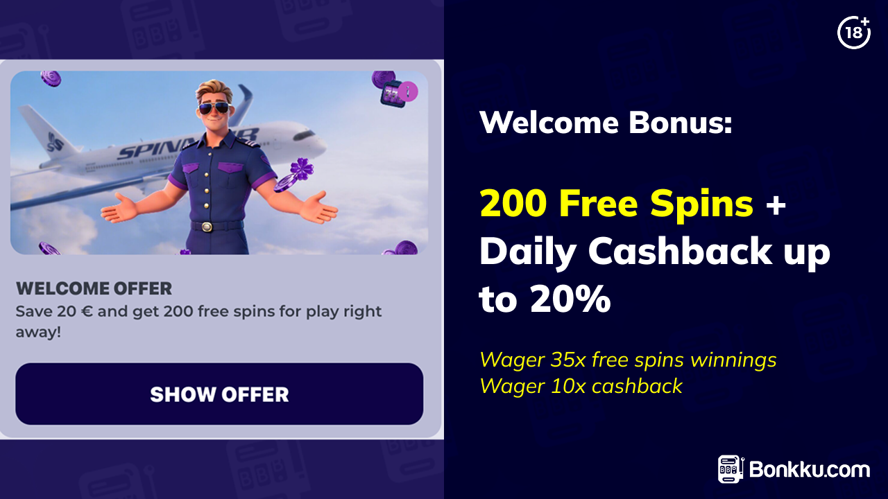 spinnair casino welcome bonus