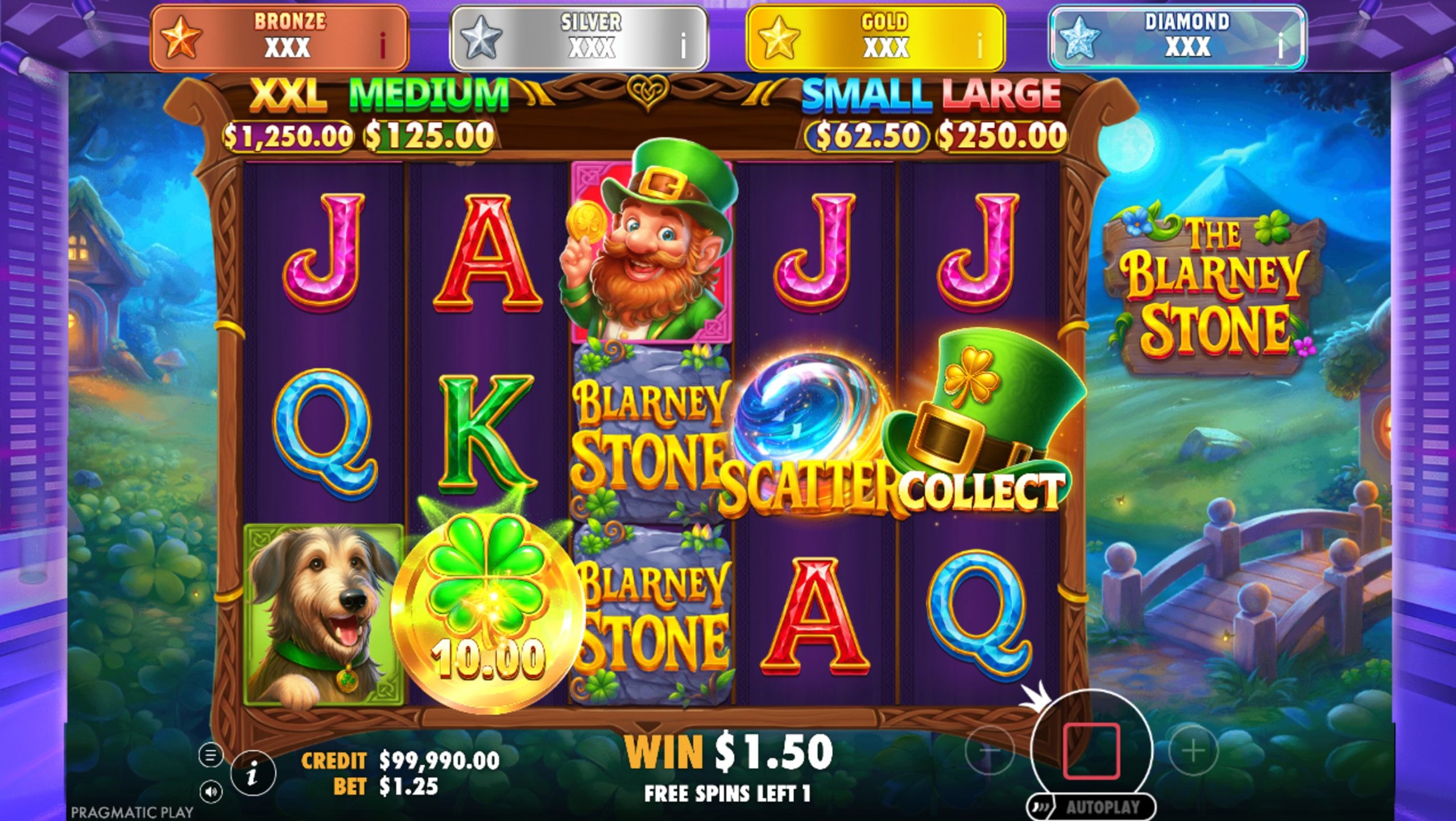 the blarney stone bonus
