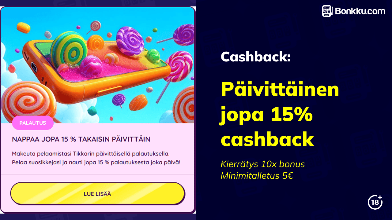tikkari casino cashback