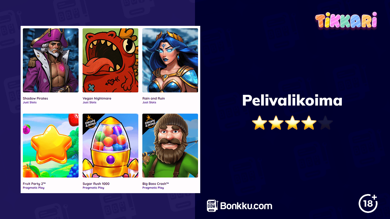 tikkari casino pelit