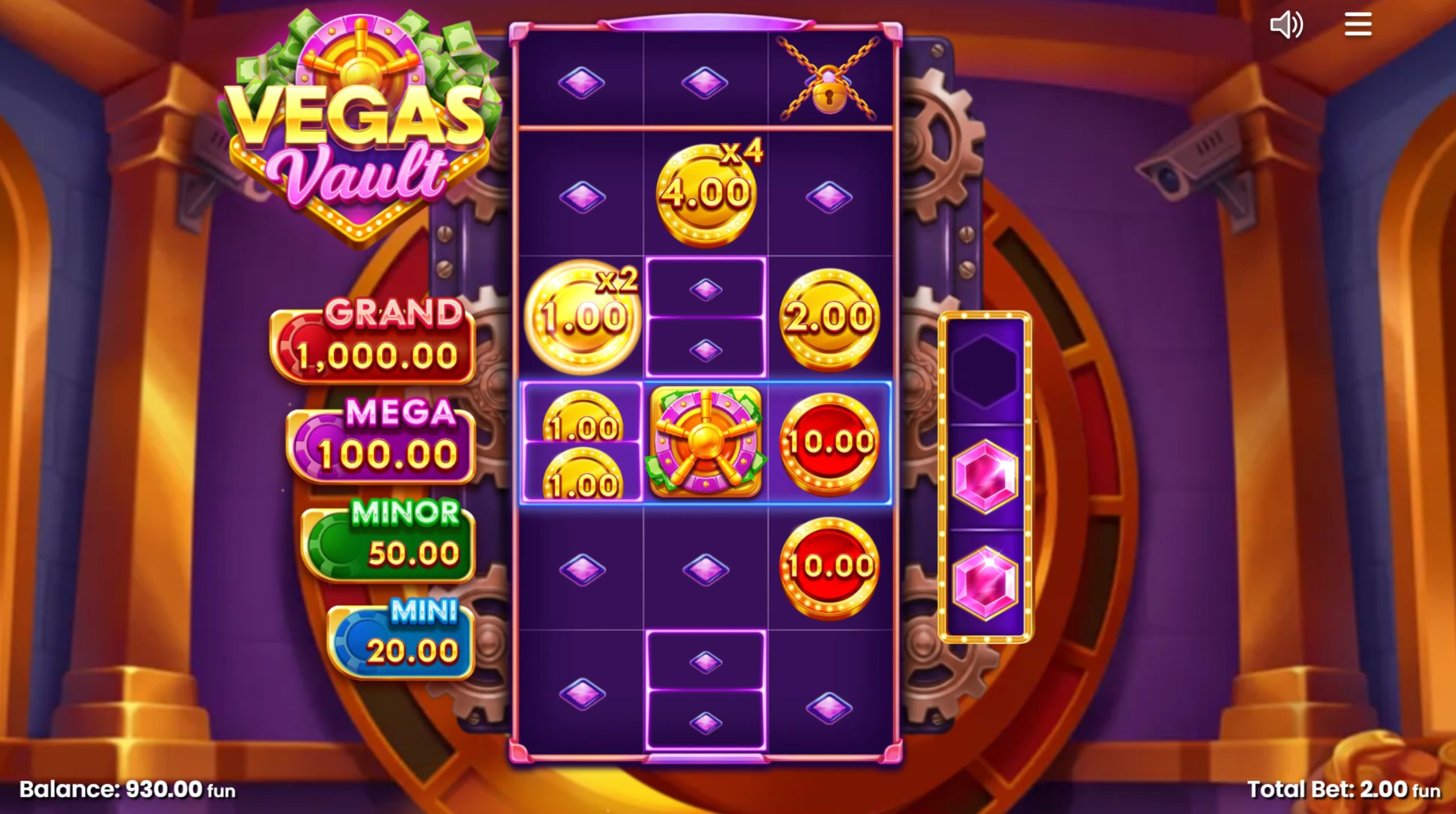 vegas vault bonus