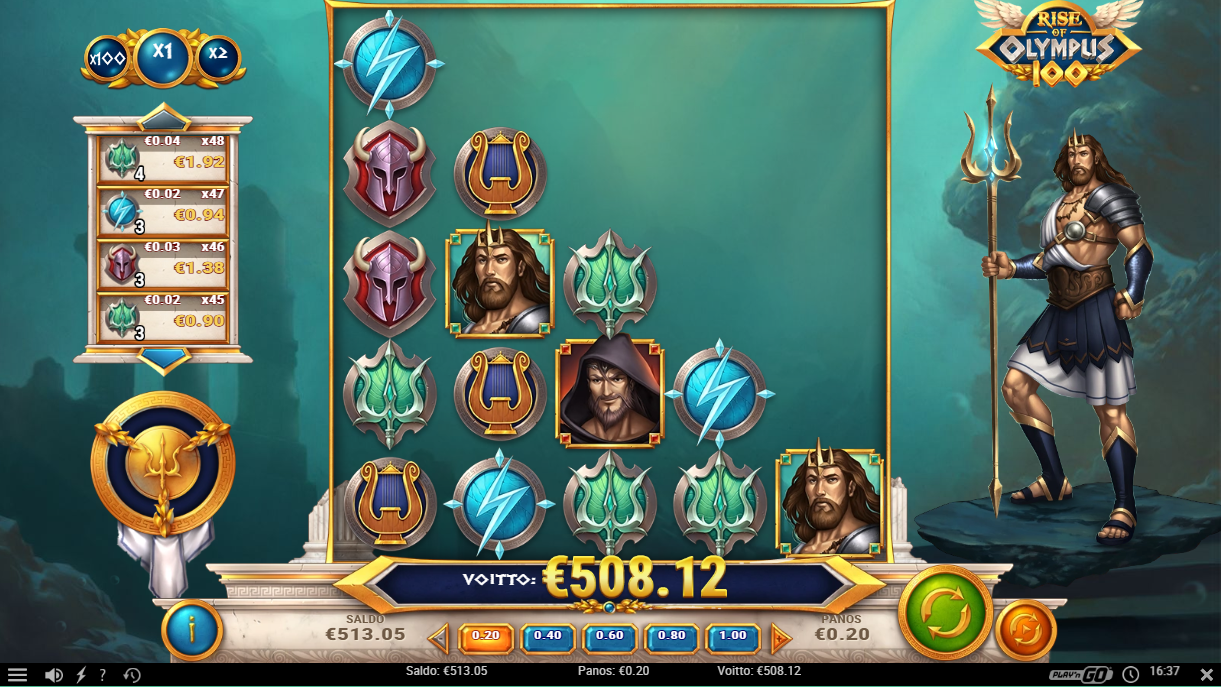 Big wins screenshot