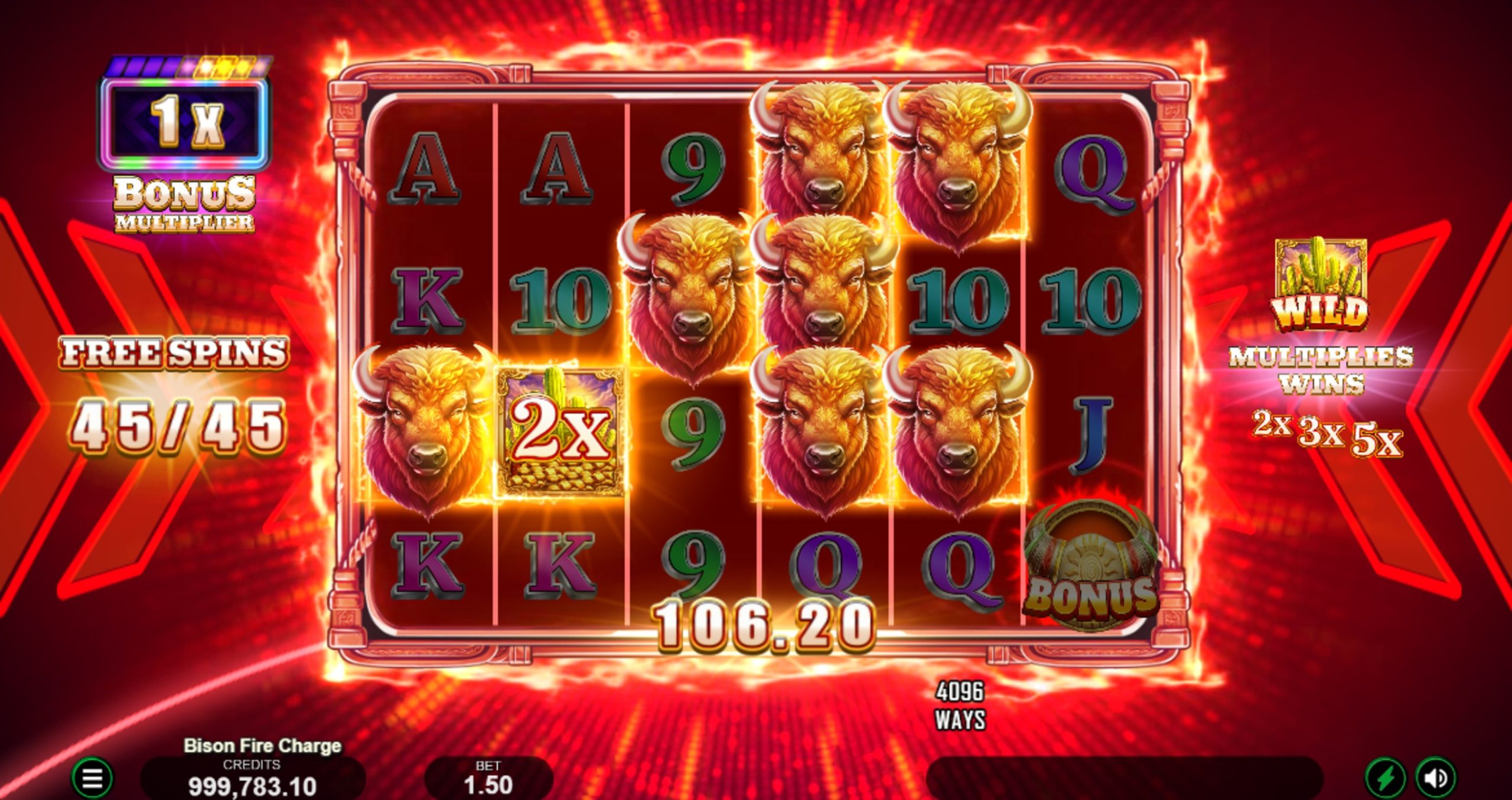 bison fire charge bonus