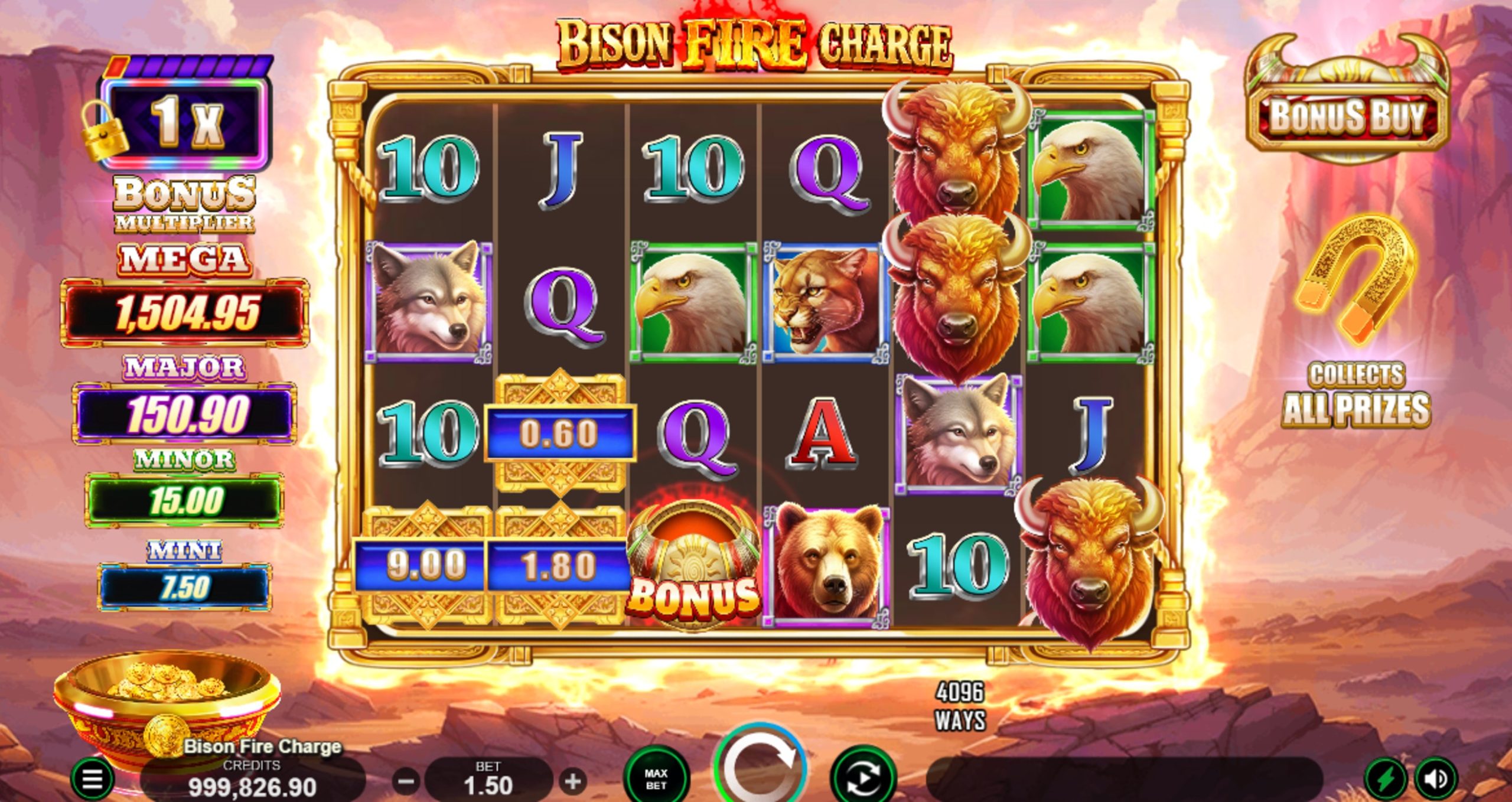 bison fire charge slot