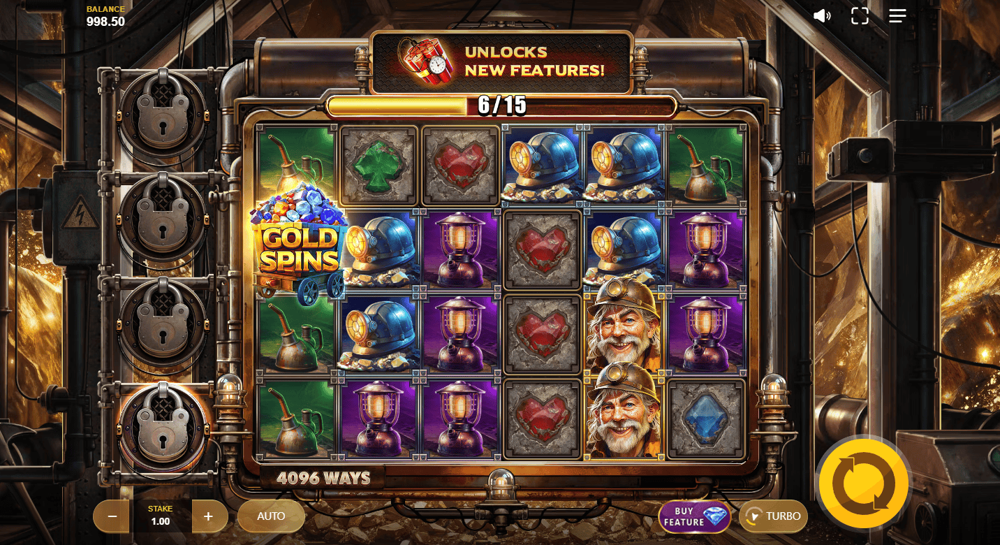 dynamite riches the mother lode slot