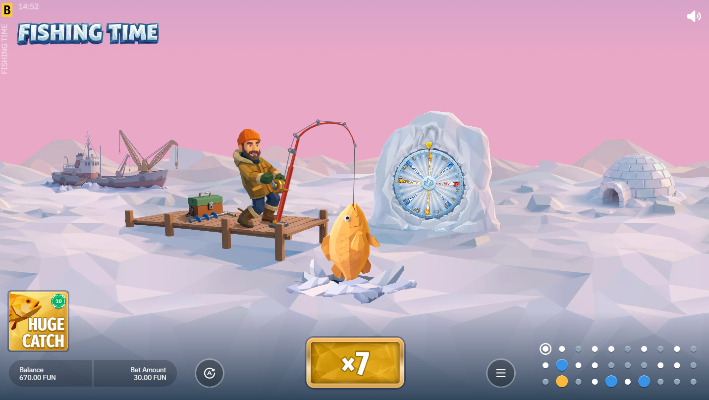 fishing time slot