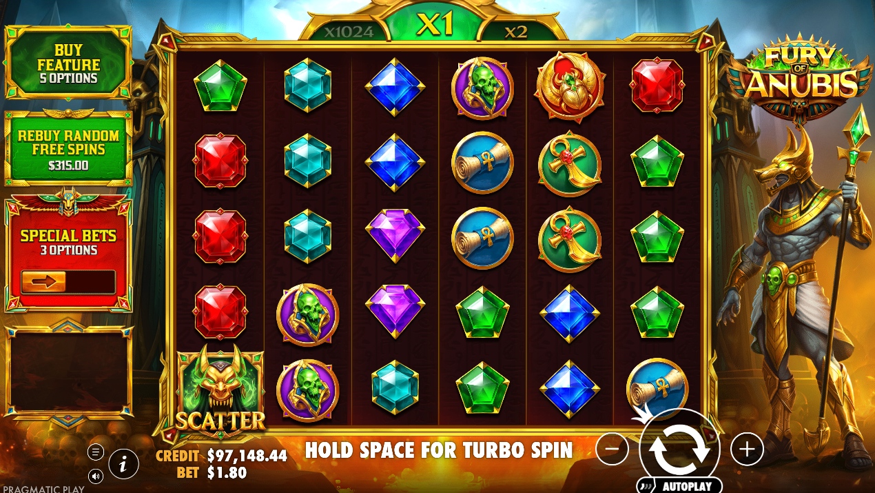 fury of anubis slot