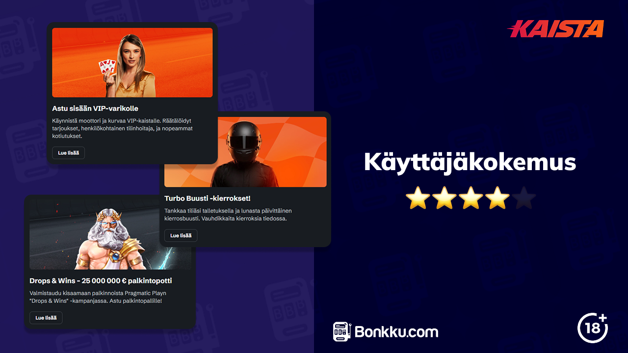 kaista kasino käyttäjäkokemus