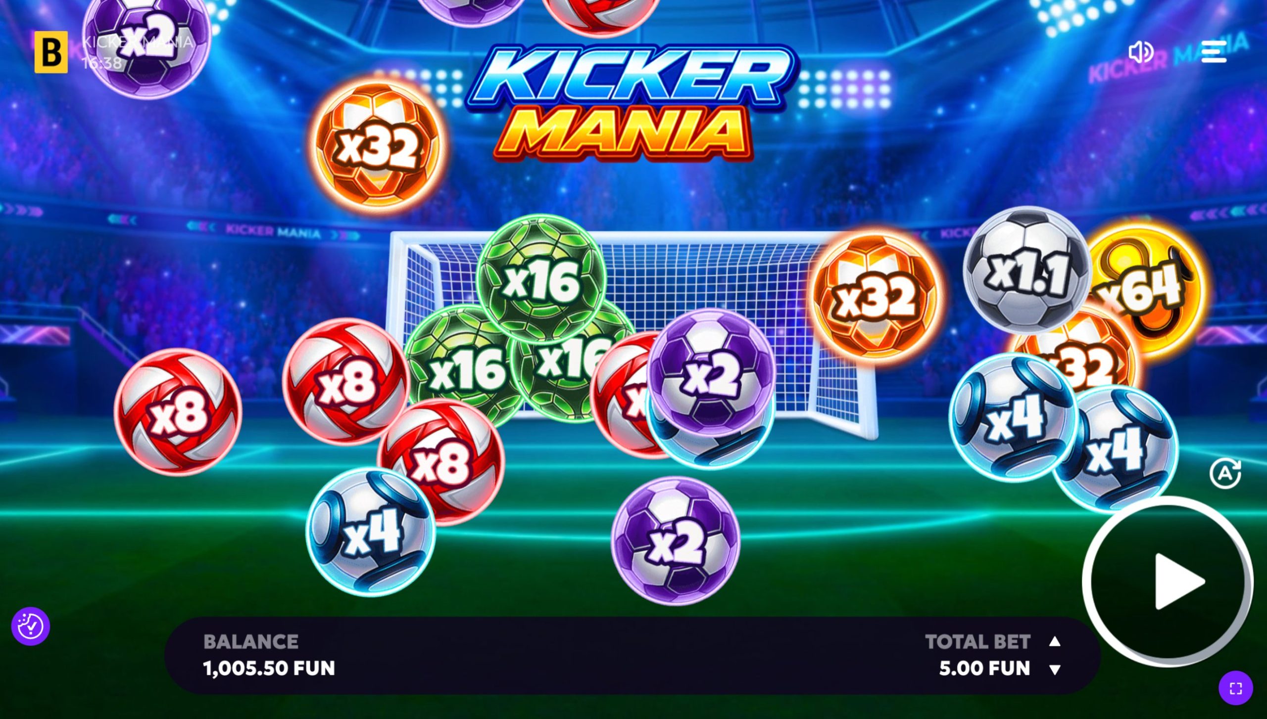 kicker mania bonus
