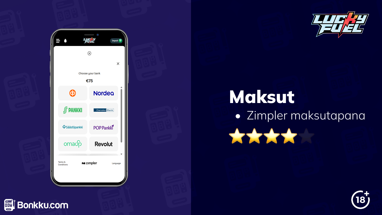 lucky fuel casino maksut