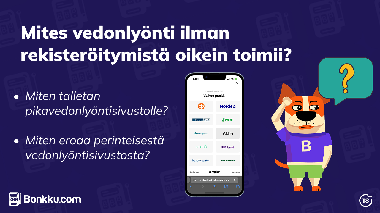 mites vedonlyönti ilman rekisteröitymistä oikein toimii