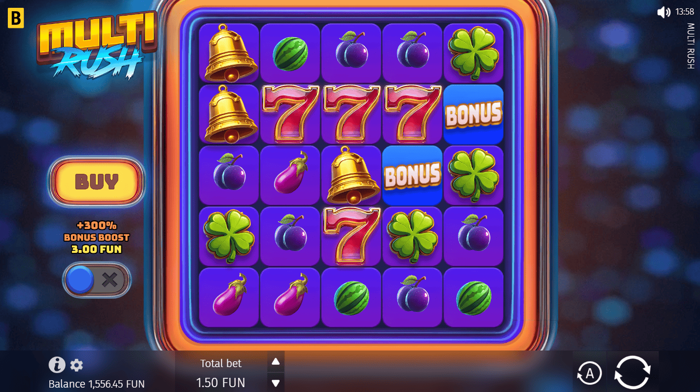 multi rush slot