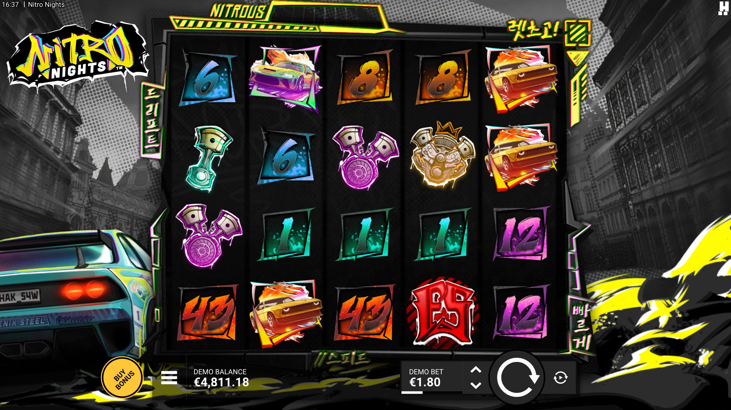 nitro nights slot