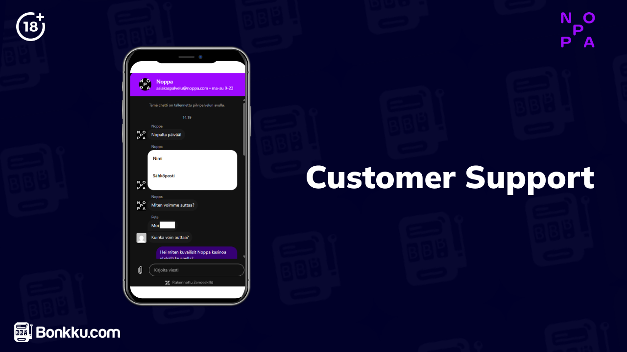 noppa casino customer support
