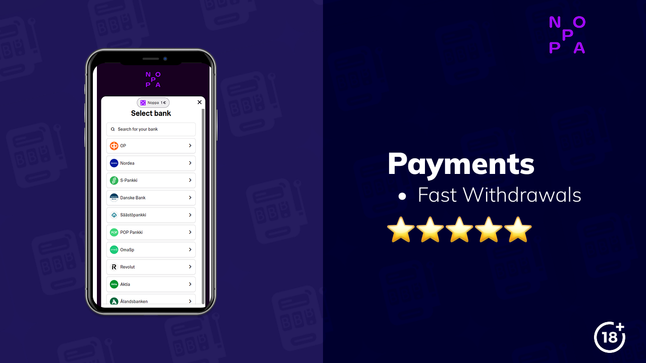 noppa casino payments